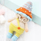 Halloween Mushroom Amigurumi DIY Crochet Kit