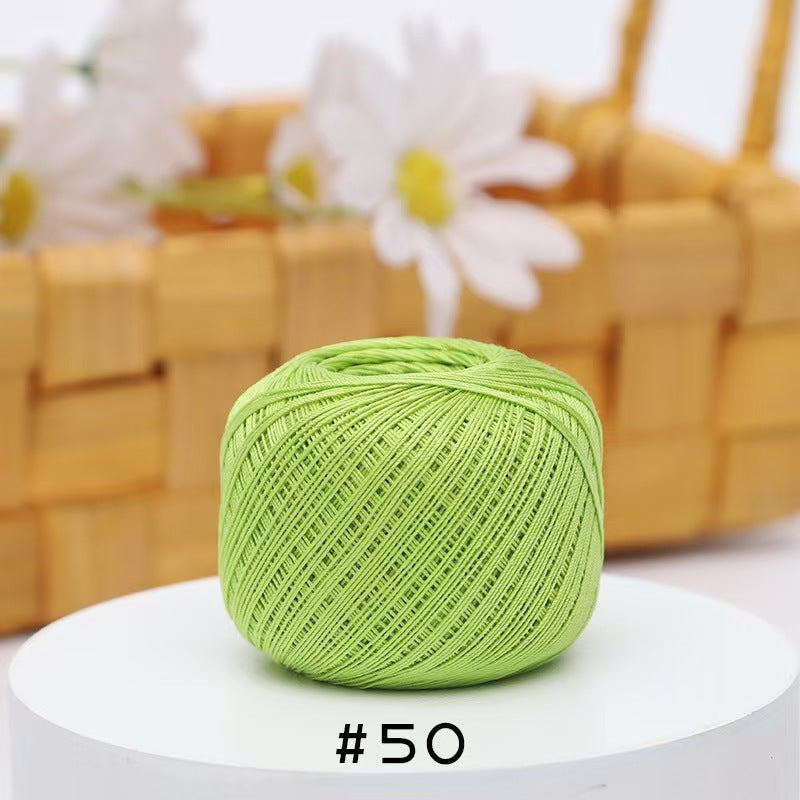 AquaSilk Size 10 Crochet Thread Lace Thread Ultra Thin – soft crochet yarn by Lily's Loop