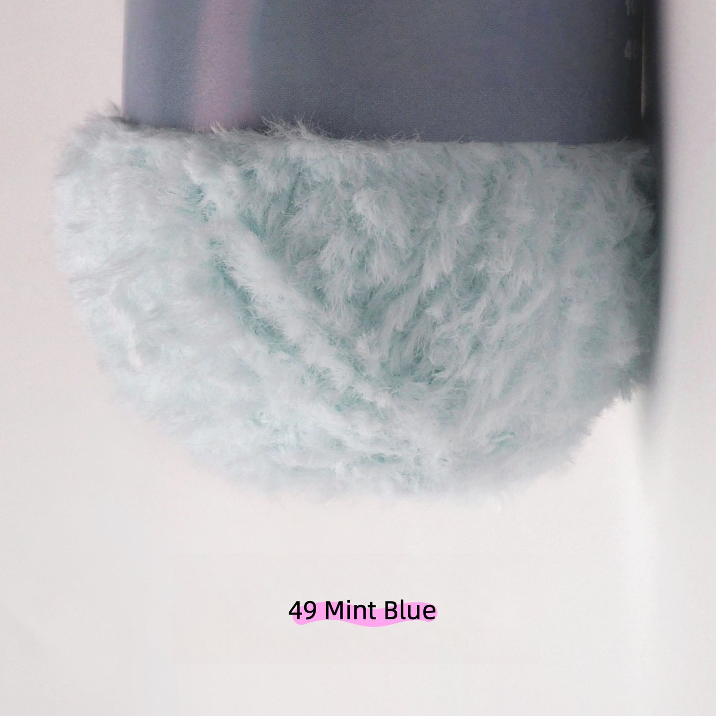 Sliver Gray MicroFur Fine Eyelash Yarn (40g) – faux fur yarn for crochet amigurumi