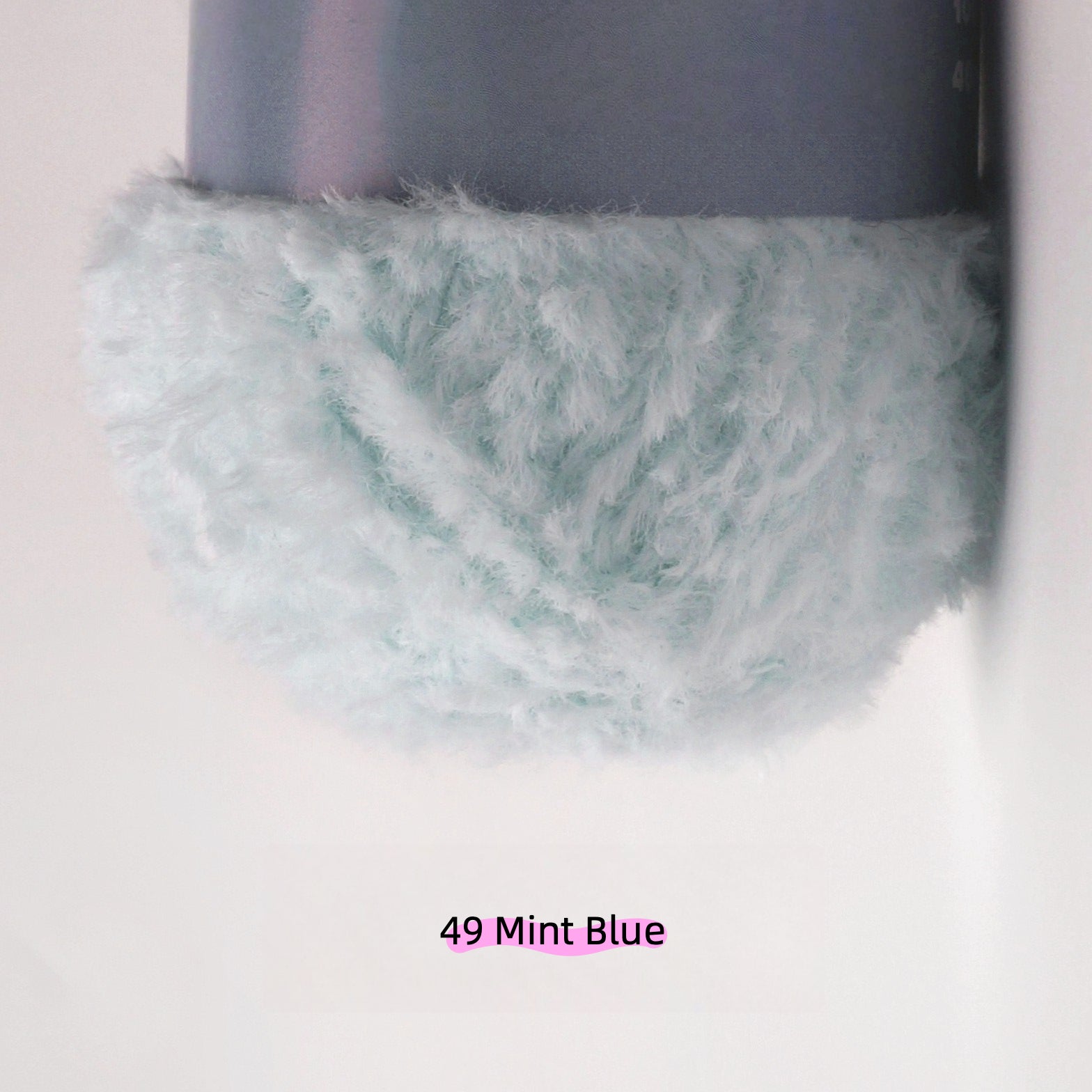 Sliver Gray MicroFur Fine Eyelash Yarn (40g) – faux fur yarn for crochet amigurumi