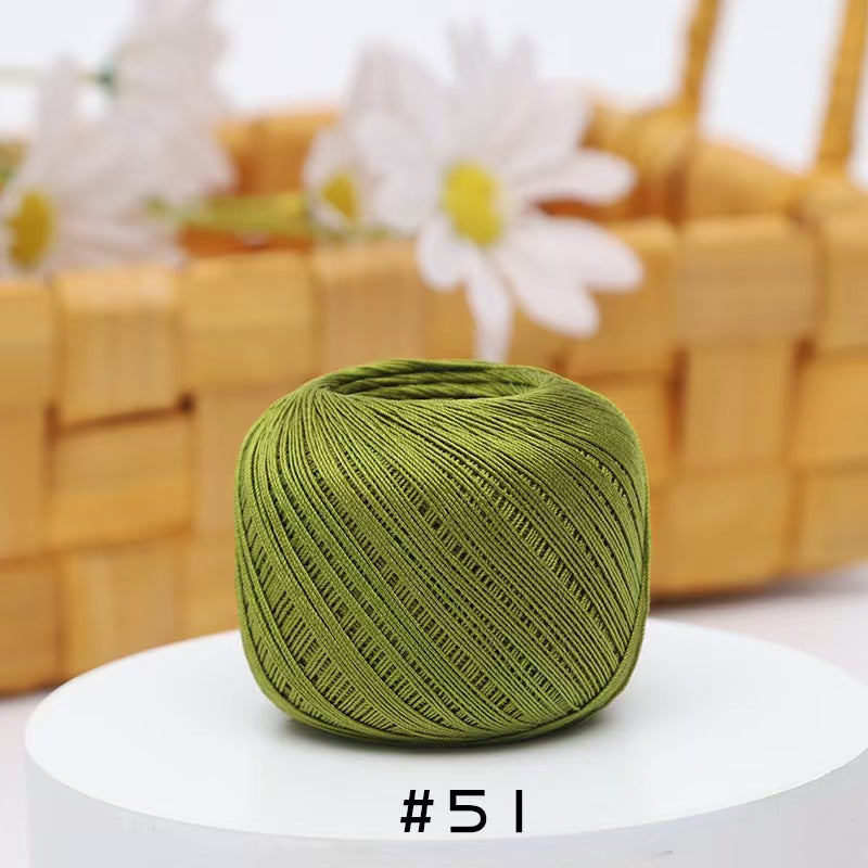 AquaSilk Size 10 Crochet Thread Lace Thread Ultra Thin – soft crochet yarn by Lily's Loop