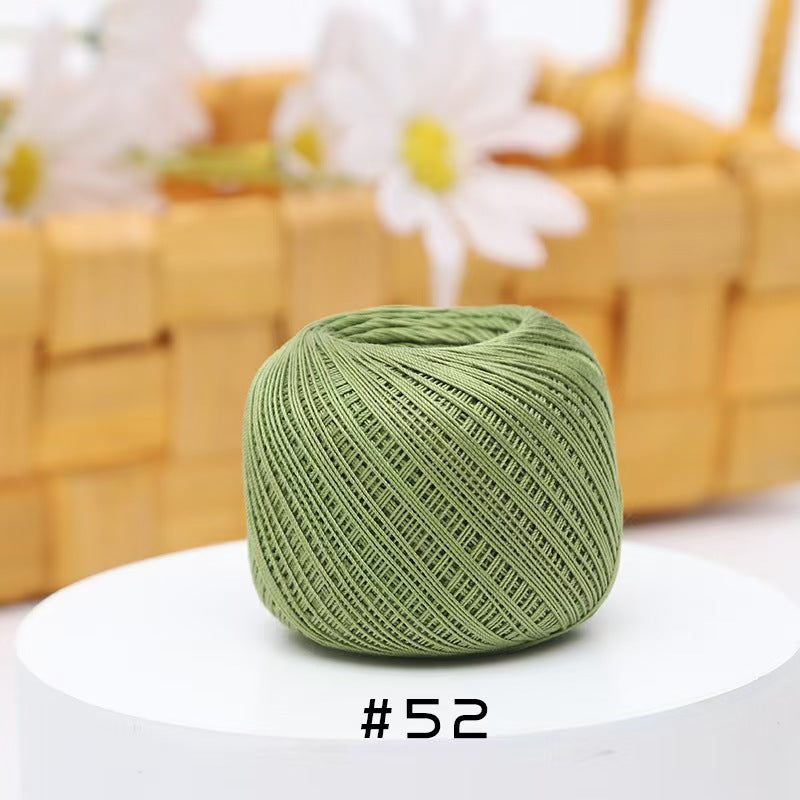 AquaSilk Size 10 Crochet Thread Lace Thread Ultra Thin – soft crochet yarn by Lily's Loop