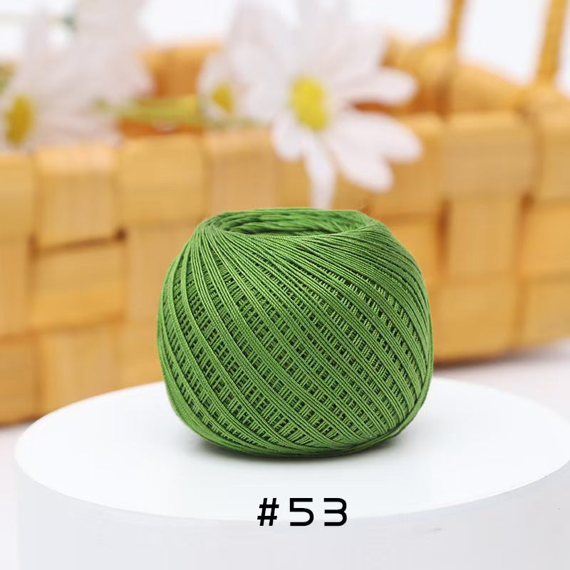 AquaSilk Size 10 Crochet Thread Lace Thread Ultra Thin – soft crochet yarn by Lily's Loop