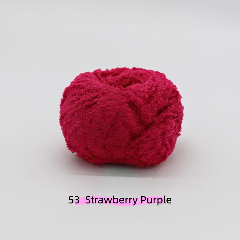 Cardamom Purple Warm Plush Nature Palette Velvet Yarn (50g/80m) – velvet yarn for amigurumi and crochet