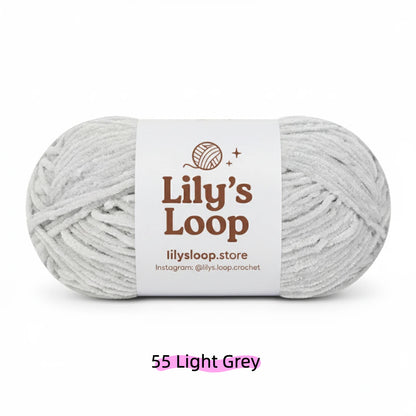 SoftGlow Series 2.5MM Chenille Yarn(50g/132m) – fine chenille yarn for amigurumi