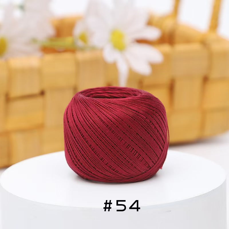 AquaSilk Size 10 Crochet Thread Lace Thread Ultra Thin – soft crochet yarn by Lily's Loop