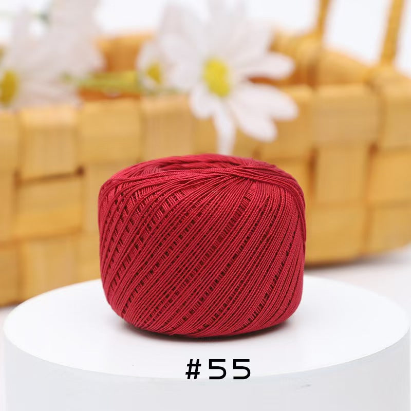 AquaSilk Size 10 Crochet Thread Lace Thread Ultra Thin – soft crochet yarn by Lily's Loop