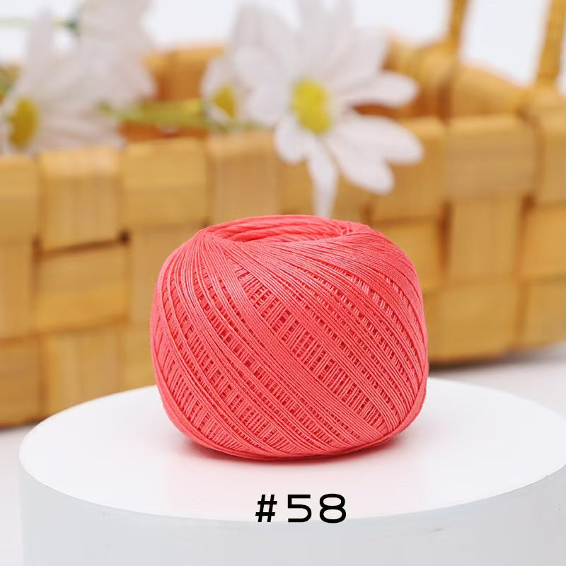 AquaSilk Size 10 Crochet Thread Lace Thread Ultra Thin – soft crochet yarn by Lily's Loop