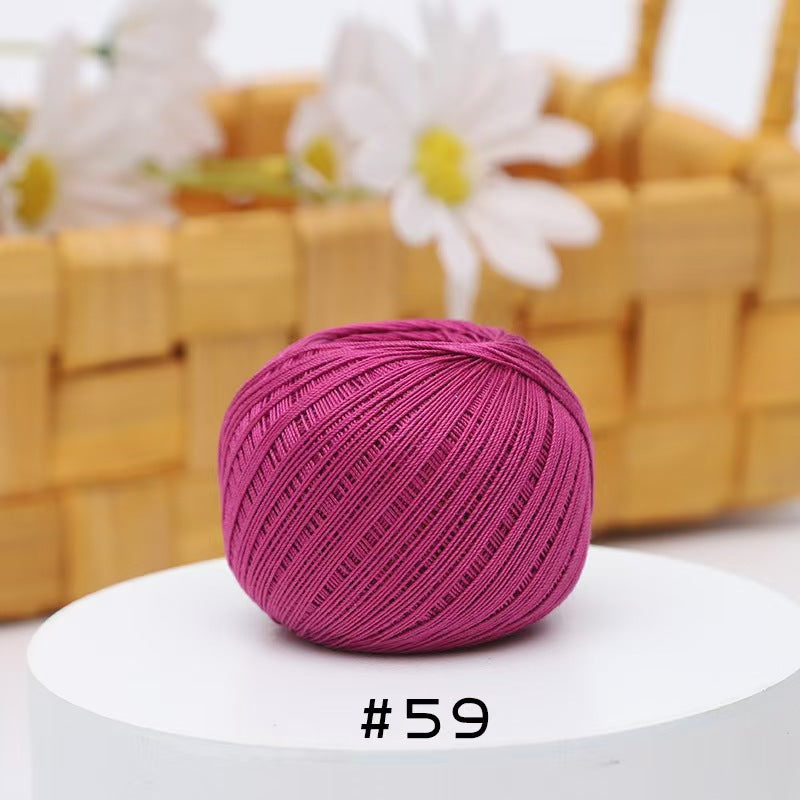 AquaSilk Size 10 Crochet Thread Lace Thread Ultra Thin – soft crochet yarn by Lily's Loop