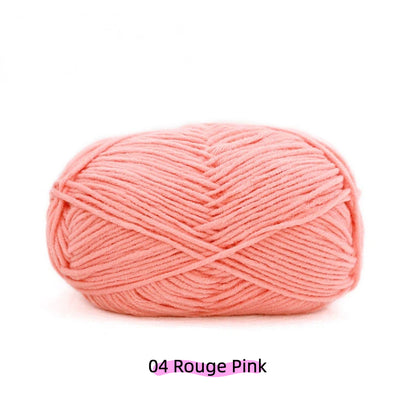 Date Red Artisan Speckle Light 8-Ply Spray-Dyed Cotton Yarn (100g/130m) – crochet yarn by Lily's Loop