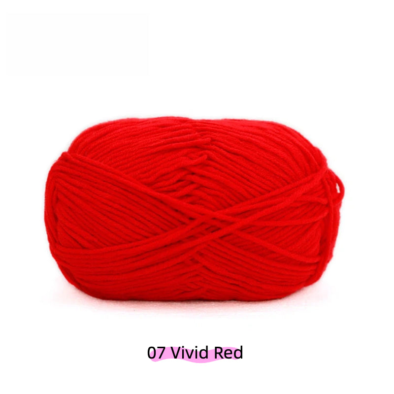 Orange Artisan Speckle Light 8-Ply Spray-Dyed Cotton Yarn (100g/130m) – crochet yarn by Lily's Loop