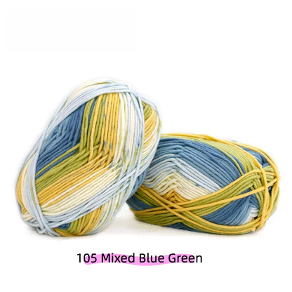 Spring Artisan Speckle Light 8-Ply Spray-Dyed Cotton Yarn (100g/130m) – crochet yarn by Lily's Loop