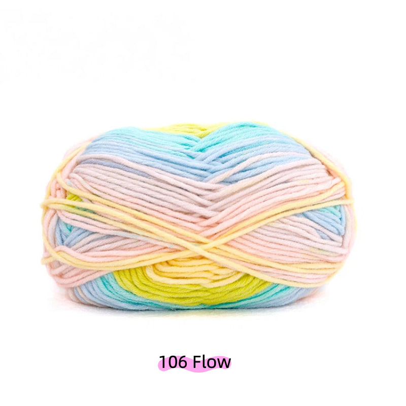 Morning Artisan Speckle Light 8-Ply Spray-Dyed Cotton Yarn (100g/130m) – crochet yarn by Lily's Loop