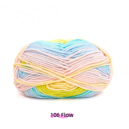 Morning Artisan Speckle Light 8-Ply Spray-Dyed Cotton Yarn (100g/130m) – crochet yarn by Lily's Loop