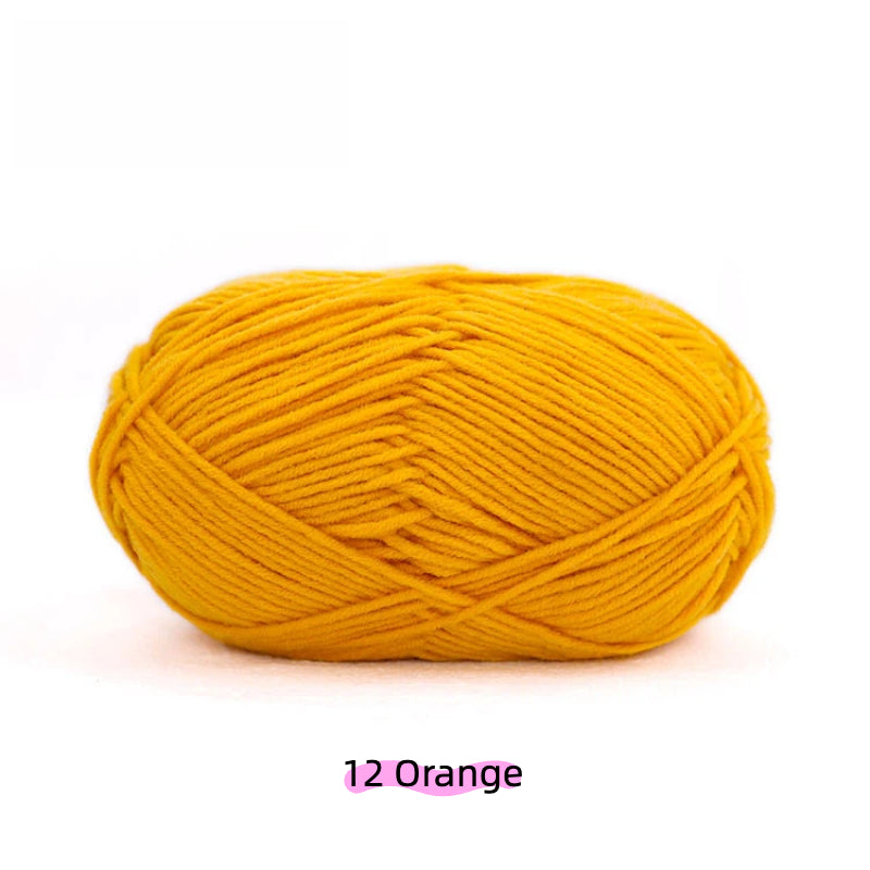 Khaki Artisan Speckle Light 8-Ply Spray-Dyed Cotton Yarn (100g/130m) – crochet yarn by Lily's Loop