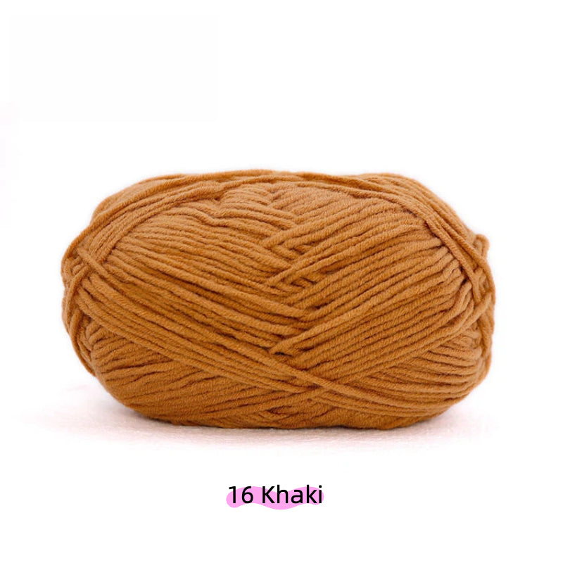 Sky Blue Artisan Speckle Light 8-Ply Spray-Dyed Cotton Yarn (100g/130m) – crochet yarn by Lily's Loop