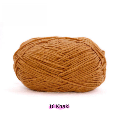 Sky Blue Artisan Speckle Light 8-Ply Spray-Dyed Cotton Yarn (100g/130m) – crochet yarn by Lily's Loop