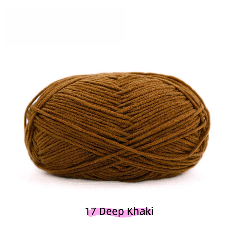 Denim Blue Artisan Speckle Light 8-Ply Spray-Dyed Cotton Yarn (100g/130m) – crochet yarn by Lily's Loop