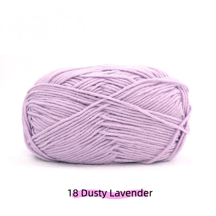 Deep Lake Blue Artisan Speckle Light 8-Ply Spray-Dyed Cotton Yarn (100g/130m) – crochet yarn by Lily's Loop
