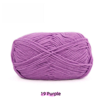 Royal Blue Artisan Speckle Light 8-Ply Spray-Dyed Cotton Yarn (100g/130m) – crochet yarn by Lily's Loop