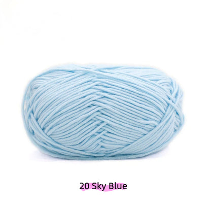 Aqua Artisan Speckle Light 8-Ply Spray-Dyed Cotton Yarn (100g/130m) – crochet yarn by Lily's Loop