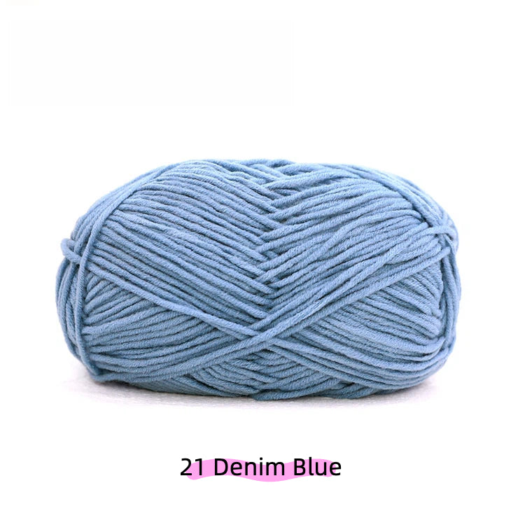 Grass Green Artisan Speckle Light 8-Ply Spray-Dyed Cotton Yarn (100g/130m) – crochet yarn by Lily's Loop