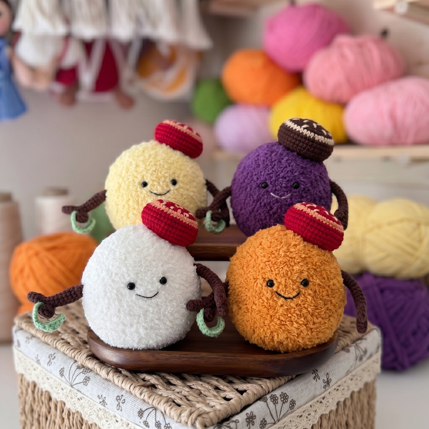 Flash Sale-Mozzarella Cheese Plush Crochet Pattern