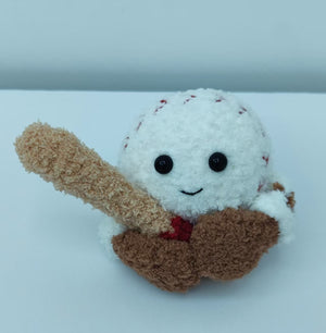 Mini Baseball & Bat Crochet Pattern