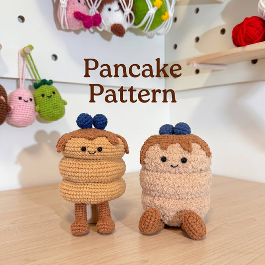Pancake Stack Amigurumi Crochet Pattern