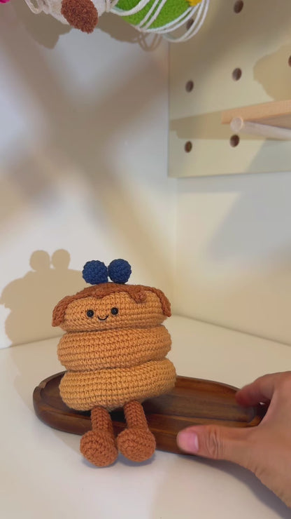 Pancake Stack Amigurumi Crochet Pattern