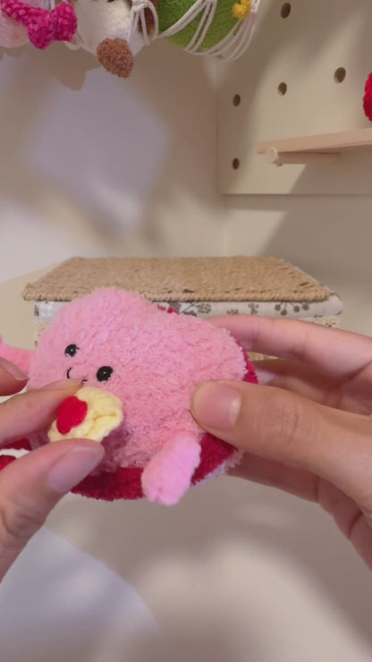 Cuddly Heart Macaron Series Crochet Pattern